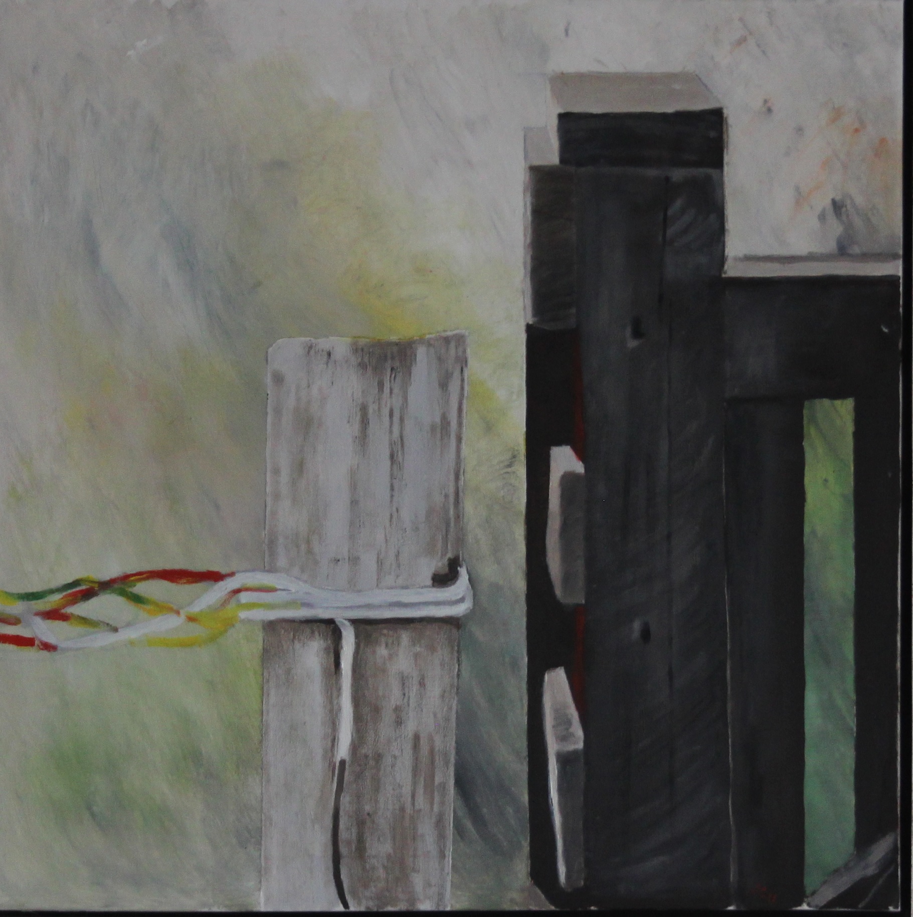 2011 Langeland, olie på lærred, 50x50