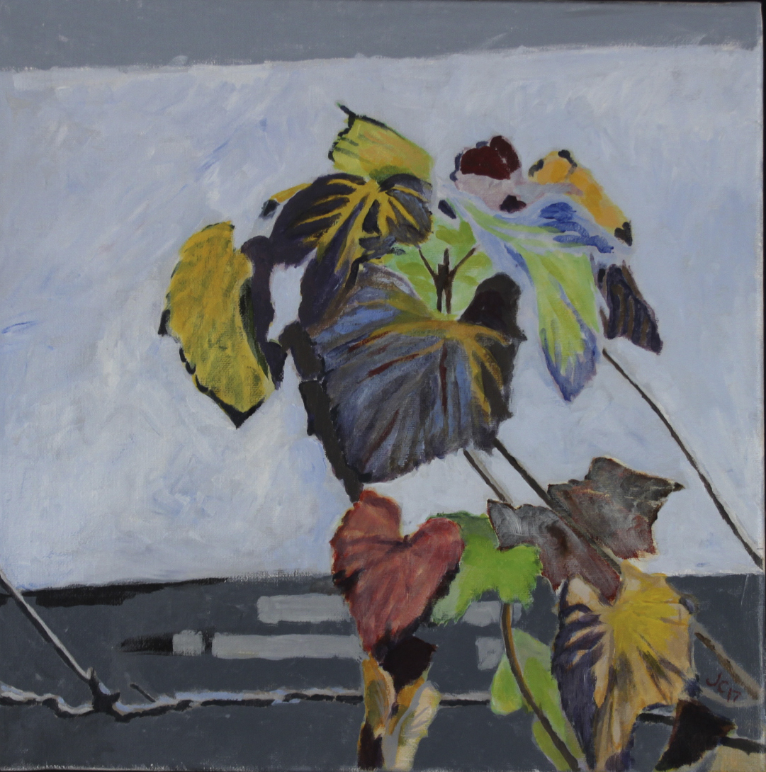 2016 Solbær II, akryl på lærred, 50 x 50